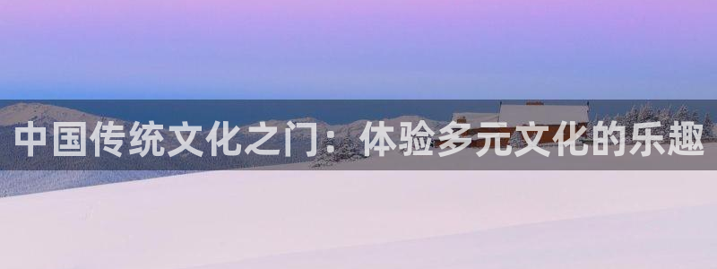 2元网河南二十二选五：中国传统文化之门：体验多元文化的乐趣