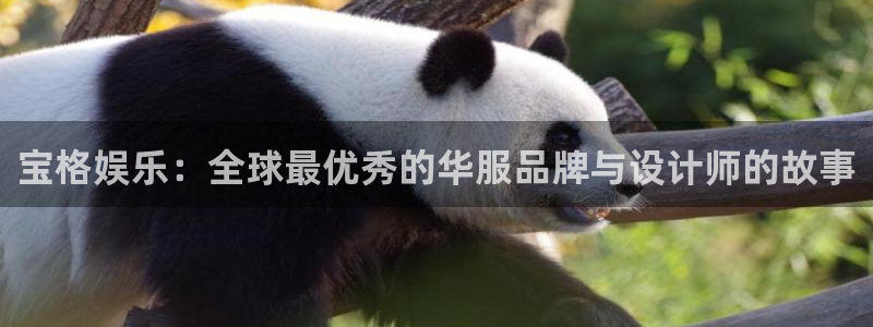 2元彩票官网：宝格娱乐：全球最优秀的华服品牌与设计师的故事
