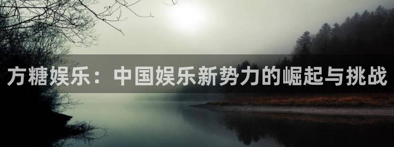 2元网走势图大全：方糖娱乐：中国娱乐新势力的崛起与挑战