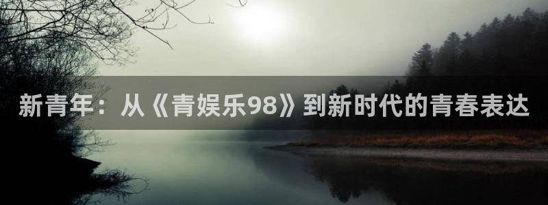 2元网河南二十二选五开奖号码：新青年：从《青娱乐98》到新时代的青春表达